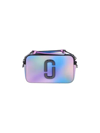 Marc Jacobs The Airbrush Snapshot Crossbody Bag In Blue