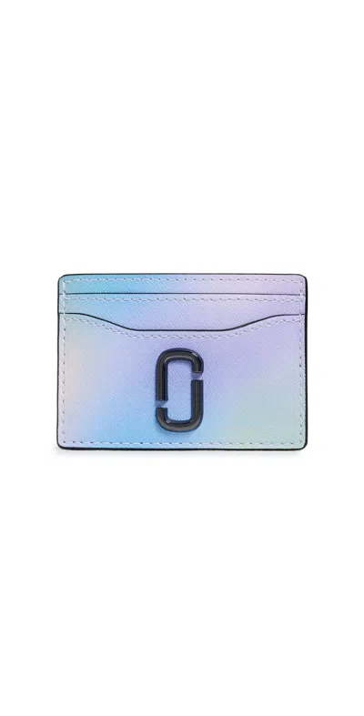 Marc Jacobs The Airbrush Utility Snapshot Card Case Blue Multi