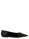 Marc Jacobs The Pointy Toe Ballerinas In Black