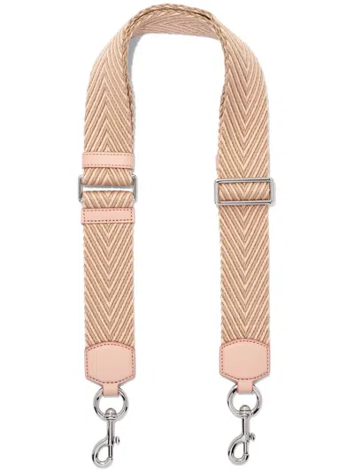 Marc Jacobs The Arrow Webbing Strap Bag Strap In Pink