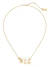 Marc Jacobs The Balloon Charm Necklace In Gold