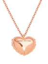 Marc Jacobs The Balloon Heart Necklace In Pink