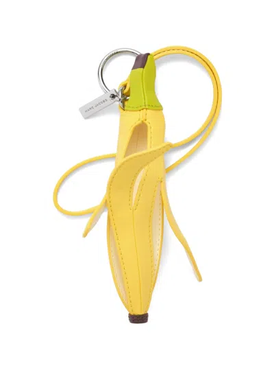 Marc Jacobs The Banana Peel Bag Charm In Yellow