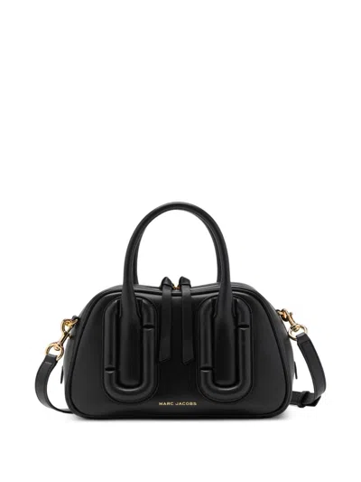 Marc Jacobs The Bauletto Leather Tote Bag In Black