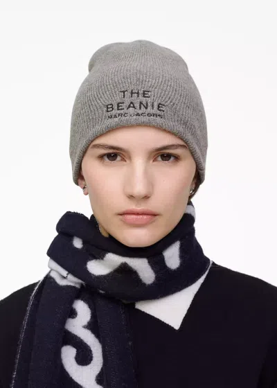 Marc Jacobs The Beanie Grey Hat In Gray