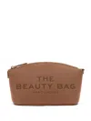 Marc Jacobs The Leather Beauty Bag In Brown