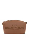 Marc Jacobs Zippered Cosmetic Bag In Brown