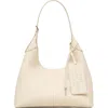 Marc Jacobs The Belted Sack Leather Shoulder Bag In Neutral