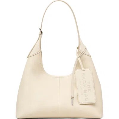 Marc Jacobs The Belted Sack Leather Shoulder Bag In Neutral