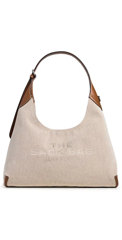 Marc Jacobs The Belted Sack Shoulder Bag Beige/argan Oil