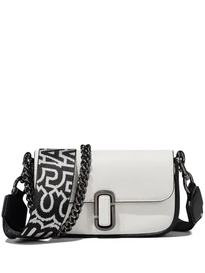 Marc Jacobs The Bi-color J Marc Mini Bag In White