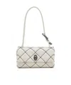 Marc Jacobs White And Black The Mini Dual Shoulder Bag