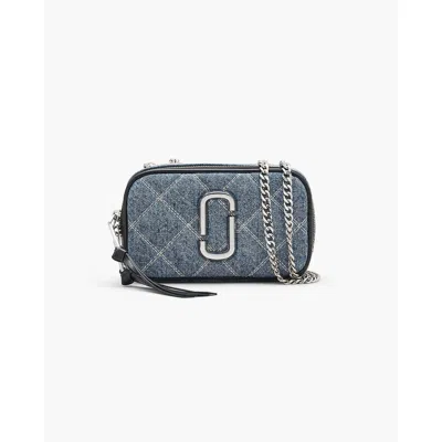 Marc Jacobs The Bi-color Snapshot Crossbody Bag In Purple