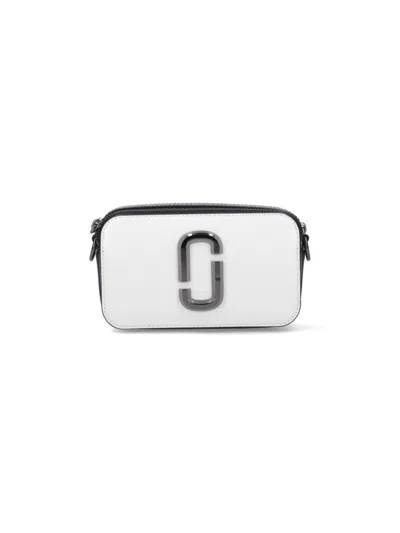 Marc Jacobs "the Bi-color Snapshot" Shoulder Bag – White