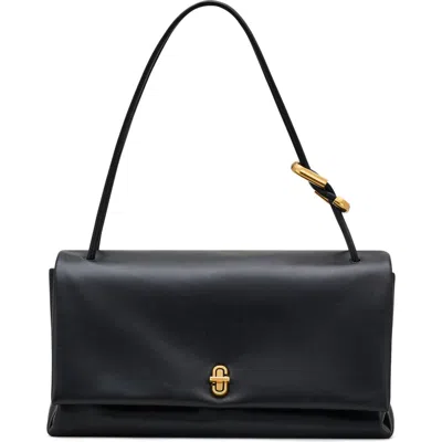 Marc Jacobs The Big Link Leather Shoulder Bag In Black