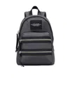 Shop Marc Jacobs The Biker Logo-patch Backpack In Black