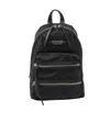 Marc Jacobs The Biker Black Nylon Medium Backpack In Black