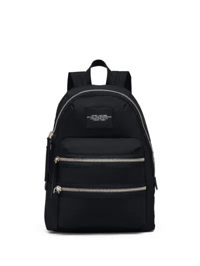 Marc Jacobs The Biker Nylon Large Backpack Bags In Black