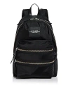 Marc Jacobs The Large Backpack Black One Size In Black/nickel