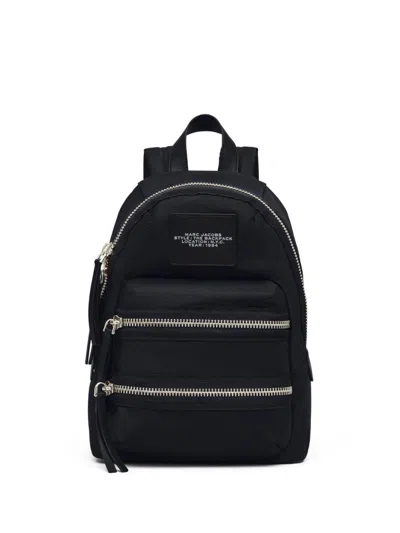 Marc Jacobs The Biker Nylon Medium Backpack Bags In Black