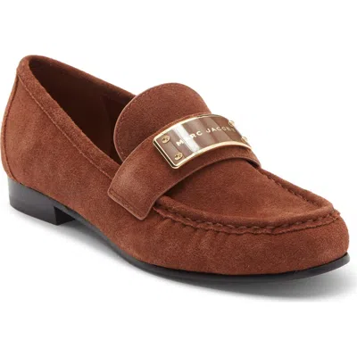 Marc Jacobs The Bold Logo Loafer In Brown