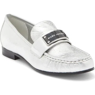 Marc Jacobs The Bold Logo Loafer In White