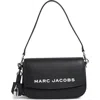 Marc Jacobs The Bold Saddle Leather Shoulder Bag In Black