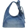 MARC JACOBS MARC JACOBS THE BOW DENIM SACK BAG