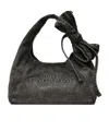 Marc Jacobs Black Bow Large Sack Bag In Black