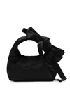 Marc Jacobs The Bow Mini Bag In Black Nylon In Black