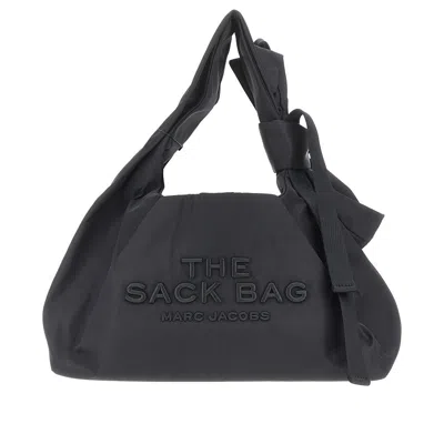 Marc Jacobs 'the Bow Nylon Medium Sack' Bag In Black