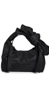 Marc Jacobs The Bow Nylon Mini Sack Bag Black