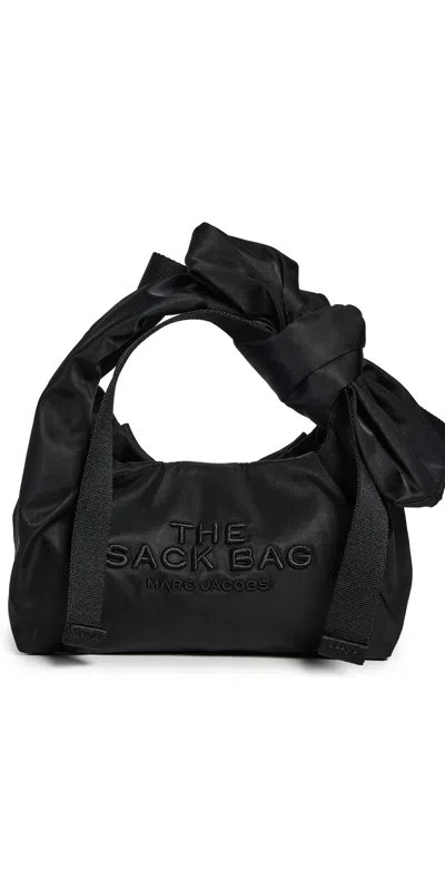 Marc Jacobs The Bow Nylon Mini Sack Bag Black