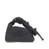 Marc Jacobs The Bow Nylon Mini Sack Bag In Black