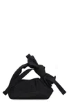 Marc Jacobs The Bow Nylon Mini Sack Bag In Black