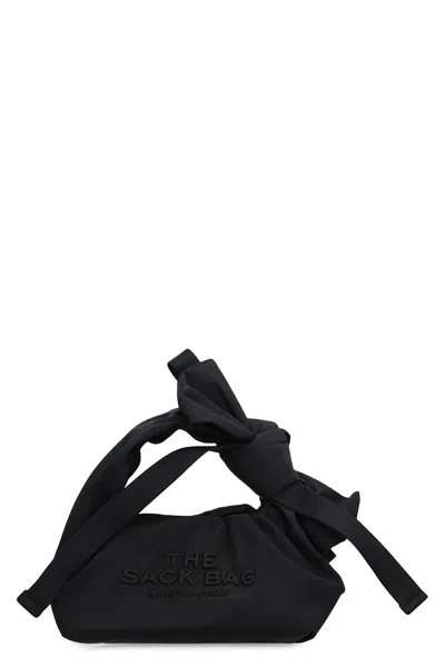 Marc Jacobs The Bow Nylon Mini Sack Bag In Black