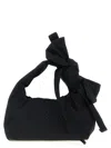 Marc Jacobs The Bow Nylon Mini Sack Handbag In Black