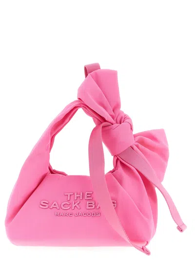 Marc Jacobs The Bow Nylon Mini Sack Hand Bags Pink