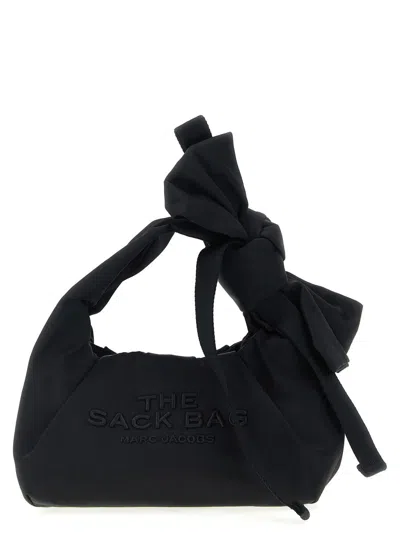Marc Jacobs 'the Bow Nylon Mini Sack' Handbag In Black