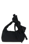 Marc Jacobs 'the Bow Nylon Mini Sack' Handbag In Black