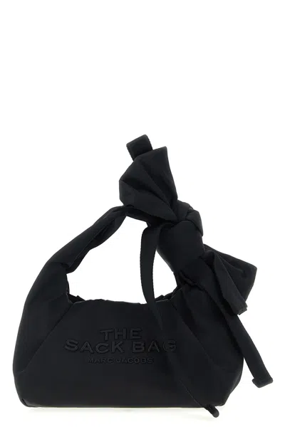 Marc Jacobs 'the Bow Nylon Mini Sack' Handbag In Black