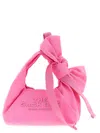 Marc Jacobs The Bow Nylon Mini Sack Handbag In Pink