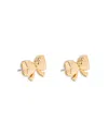 Marc Jacobs The Bow Stud Earrings In Gold