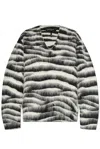 MARC JACOBS MARC JACOBS THE BRUSHED ZEBRA JUMPER