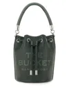 Marc Jacobs Dark Green The Leather Bucket Bag In Green