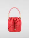 Marc Jacobs The Leather Bucket Bag In Red