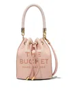 Marc Jacobs The Grained Leather Bucket Bag In Pink