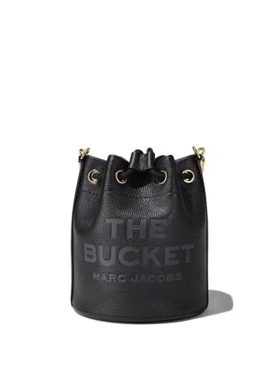 MARC JACOBS MARC JACOBS THE LEATHER MEDIUM BUCKET BAGS