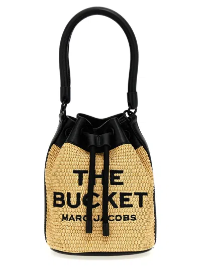 Marc Jacobs The Woven Bucket Bag In Black