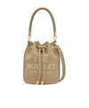 Marc Jacobs The Mini Faux Leather Bucket Bag In Nude